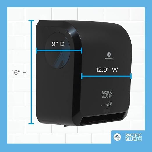 Pacific Blue Ultra 8" High-Capacity Automated Touchless Paper Towel Dispenser - Image 6