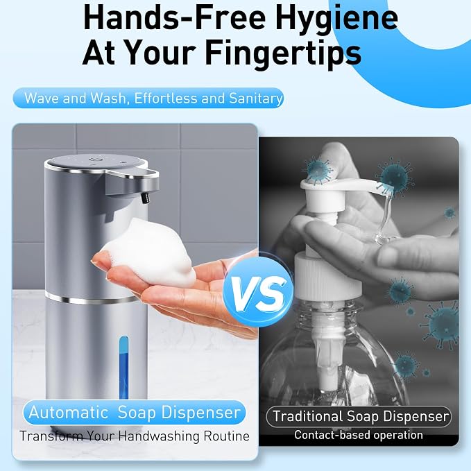 Fantictas Automatic Foaming Soap Dispenser Foaming Hand Sanitizer Touchless - Image 7