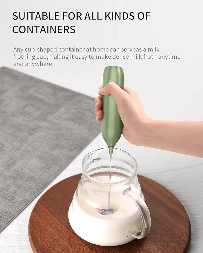 CIRCLE JOY Rechargeable Milk Frother Handheld - Image 6