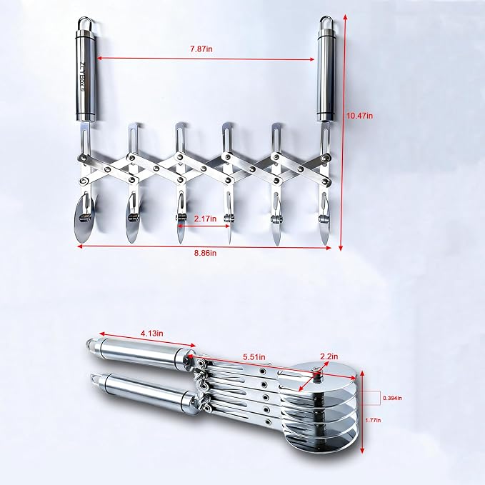 5-Wheel Pastry Cutter & Dough Divider - Image 7