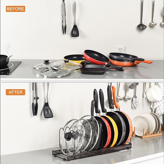 Toplife Pots and Pans Organizer Rack - Image 3