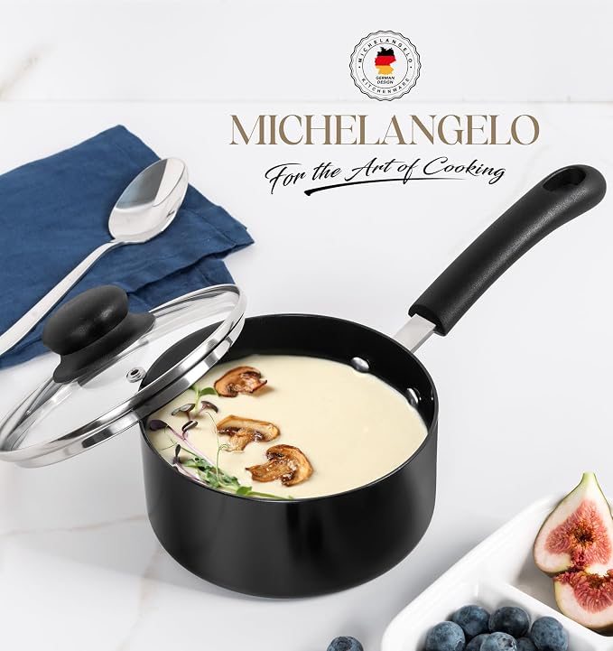 MICHELANGELO Nonstick Saucepan - Image 7