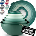 Zulay Kitchen 12-Piece Plastic Mixing Bowl Set by ZulayKitchen