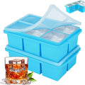 Large Ice Cube Trays for Whiskey, Silicone Ice Cube Tray, by Xomoo