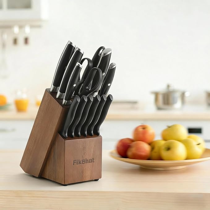 Fikshot Knife Set – German Stainless Steel, Ultra-Sharp, 14-Piece - Image 6