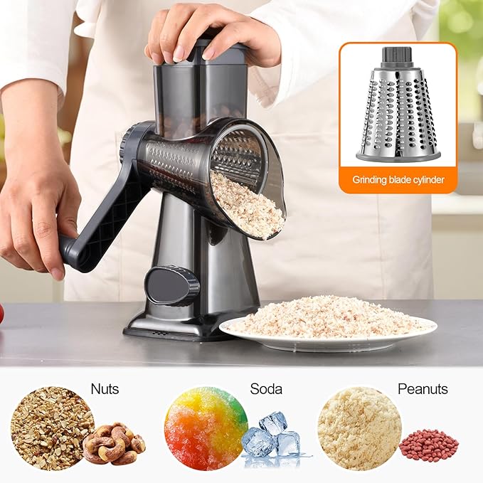Rotary Cheese Grater Hand Crank - Image 6