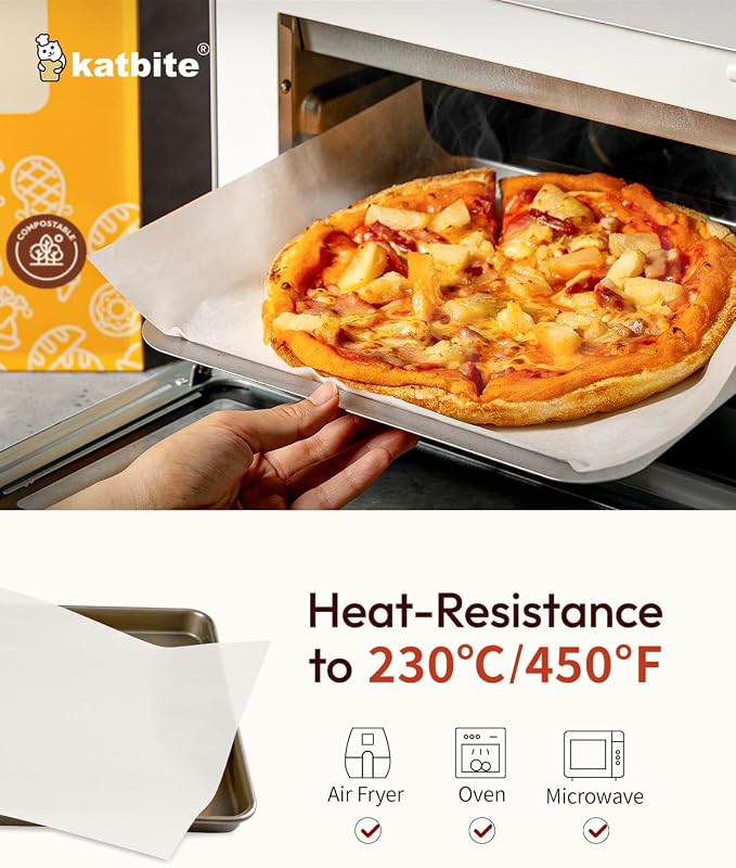 Katbite 75Pcs White Parchment Paper Sheets 12x16IN, Pre-Cut Heavy Duty - Image 5
