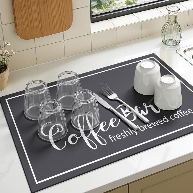 Findosom Dish Drying Mat, Cuttable Drying Mat - Image 8