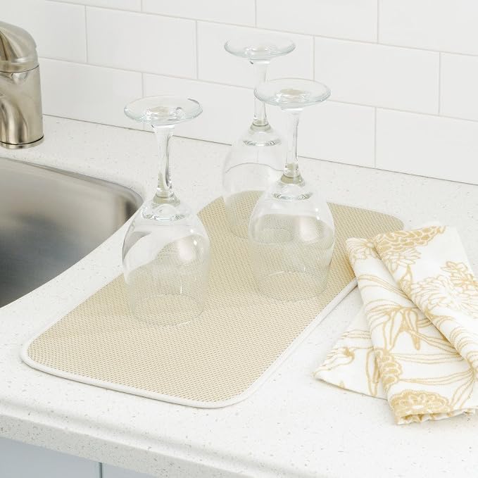 iDesign iDry Mini Absorbent Kitchen Countertop Dish Drying Mat - Image 2