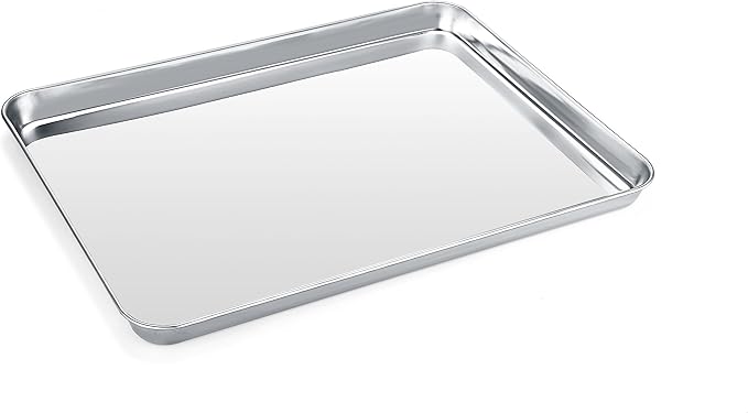Stainless Steel Baking Sheet Cookie Tray, Cookie Sheet by Zacfton