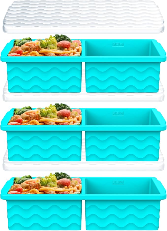 3-Pack Silicone Freezer Trays by Bandiction