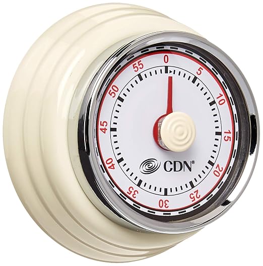 CDN Compact 60 Min Mechanical Timer-White by CDN-ComponentDesignNorthwestInc