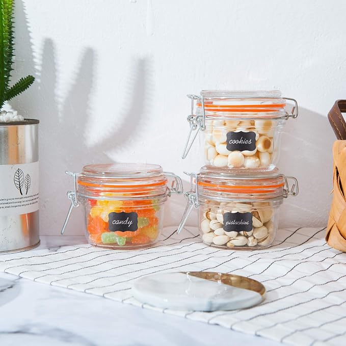 Small Glass Jars With Airtight Lids, Glass Spice Jar 5 oz, Maosn Jars With Leak - Image 5