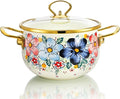 SOUJOY 3 Quart Enamel Cooking Pot by SOUJOY