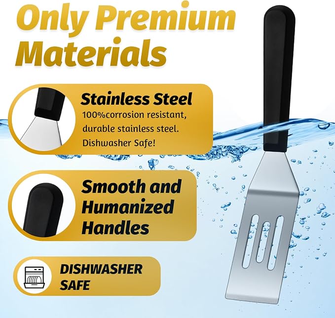 Patelai 5 Pack Small Spatula Mini Serving Brownie Spatula - Image 3