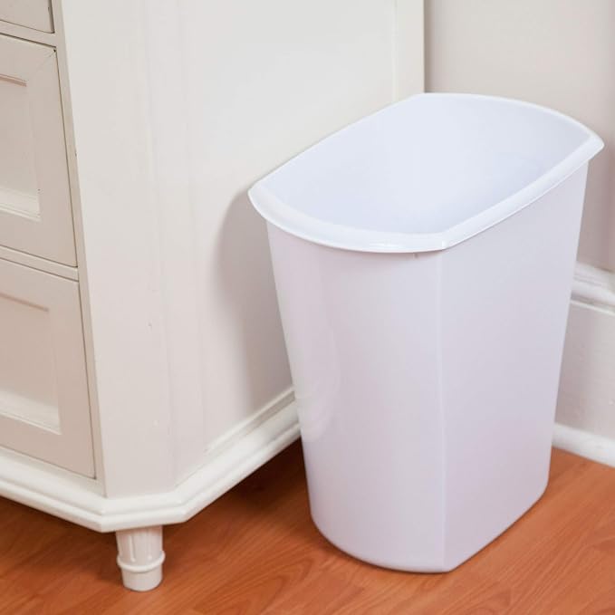 STERILITE 10528006 White Waste Can - Image 2