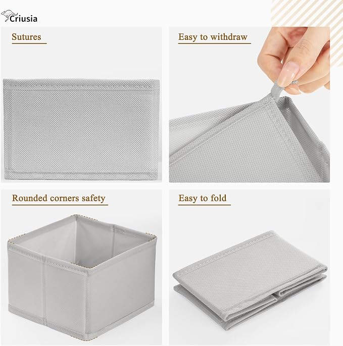 Criusia 26 Pack Drawer Organizer - Image 5