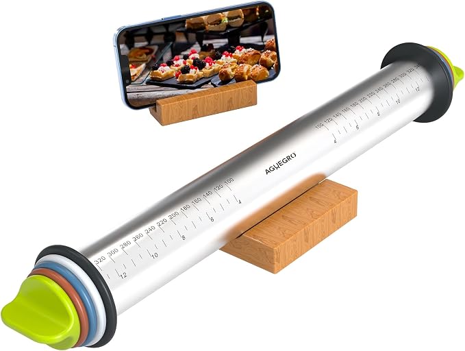 Stainless Steel Rolling Pin by Aguegro