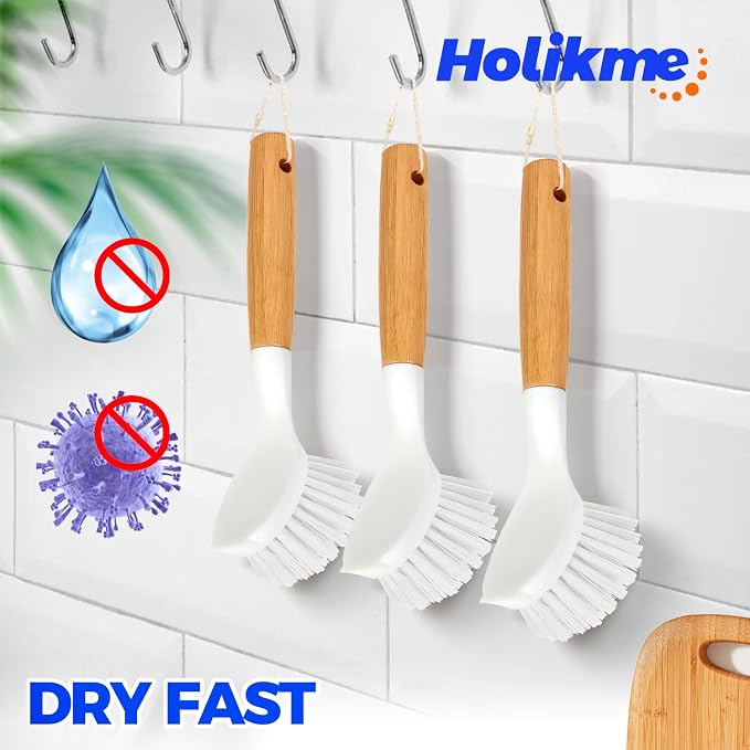 Holikme 3 Pack Dish Brush Set - Image 5