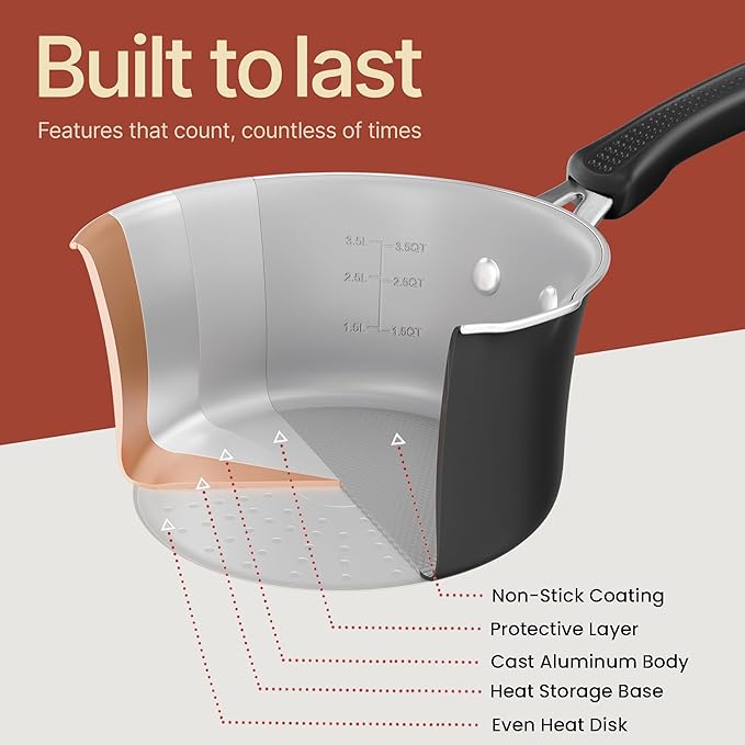 Pots and Pans Set, 23-Piece Non Stick Cookware & Bakeware Sets - Image 7