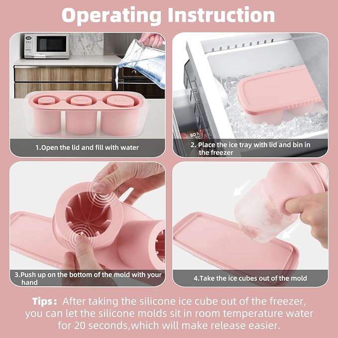 Tcamp Tumbler Ice Mold, Ice Cube Tray - Image 5
