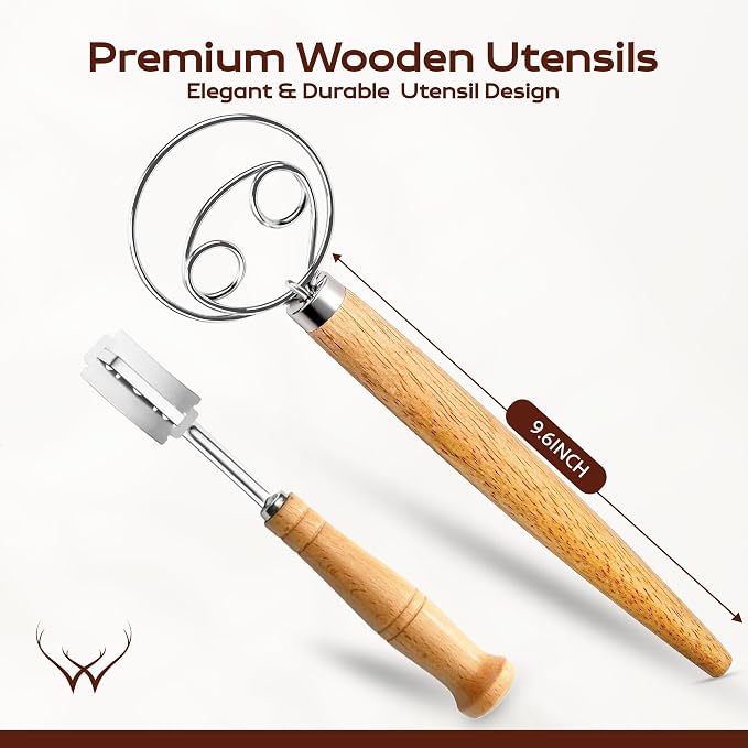 WOODLANDS USA Danish Dough Whisk - Image 2