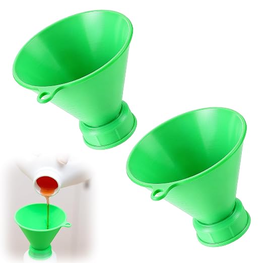 Threaded Funnel Easy Fill Funnel, Twist On Empty Spray Bottle Refill Adapter Fit by Unknown