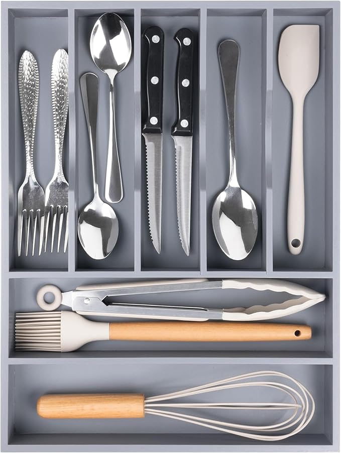 Kitchen Silverware Drawer Organizer and Storage Organizador Small De Cucharas y - Image 8