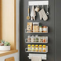 Magnetic Spice Rack for Refrigerator, 5 Pack Magnetic Fridge Organizer Shelves by Unknown