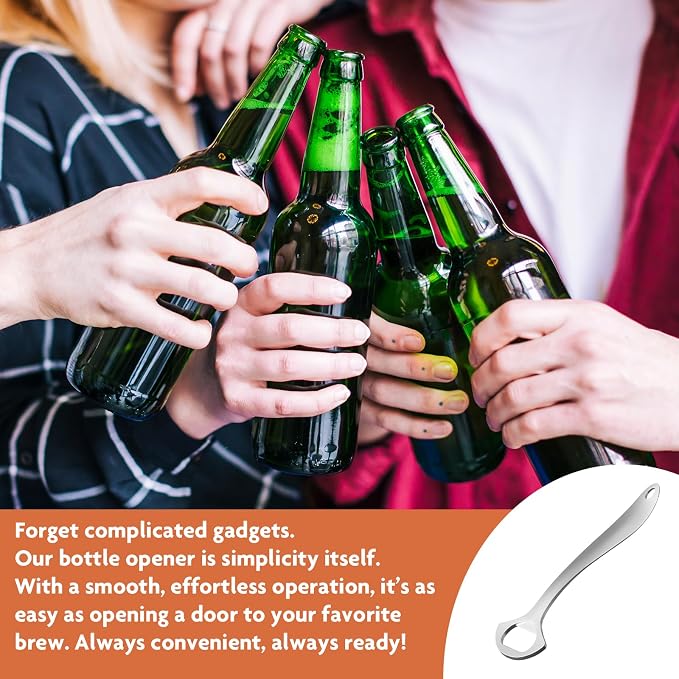 LEIFENY Beer Bottle Opener for Home and Bar Bartender, Easy Pop Cap, Heavy-duty - Image 6