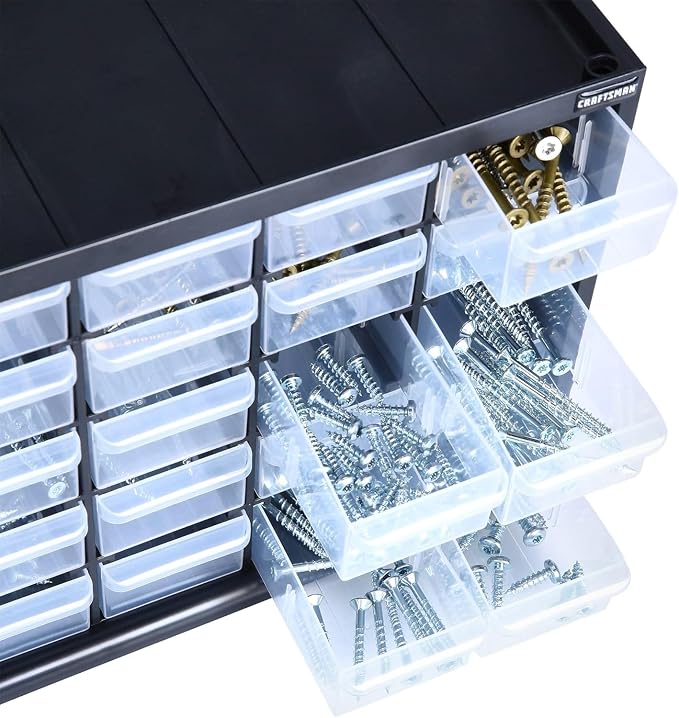 CRAFTSMAN Storage Organizer, 30 Small Drawer Modular Storage System, Easily - Image 3
