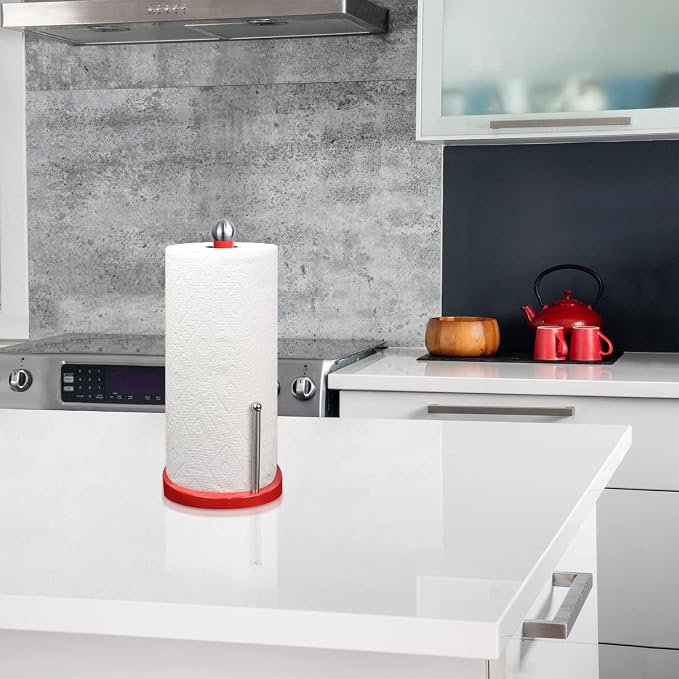 Blue Donuts Paper Towel Holder Countertop - Image 5
