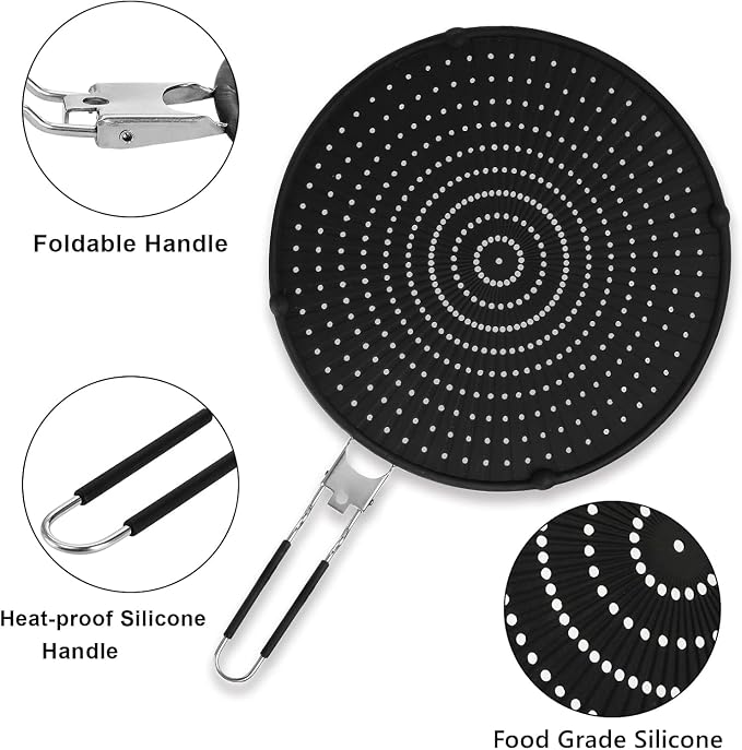 Frcctre 2 Pack Silicone Splatter Screen - Image 3
