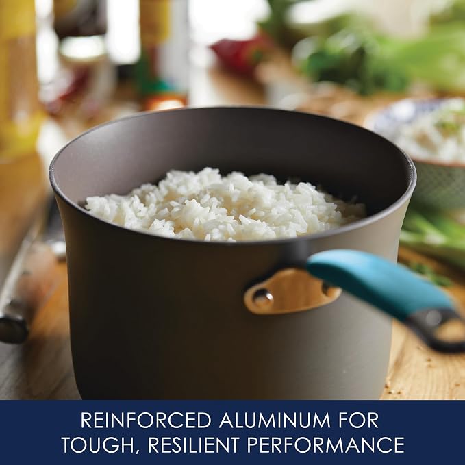 Rachael Ray Cucina Hard Anodized Nonstick Sauce Pan/Saucepan - Image 4