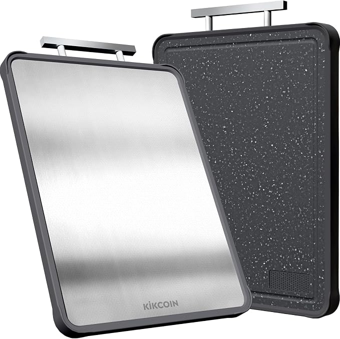 Kikcoin 17"×11" 304 Stainless Steel Cutting Boards by Kikcoin