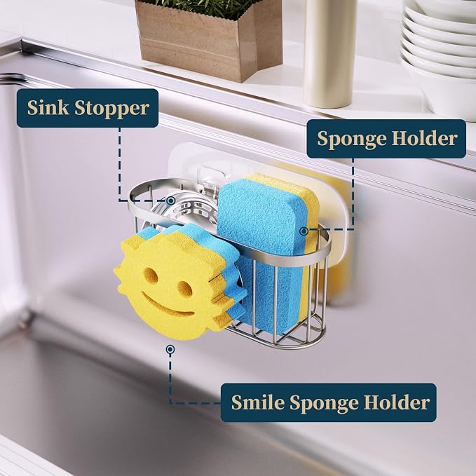 Consumest Sponge Holder Smiley Face - Image 8