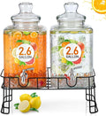 Honeydak 2.6 Gallon Glass Beverage Dispenser by Honeydak