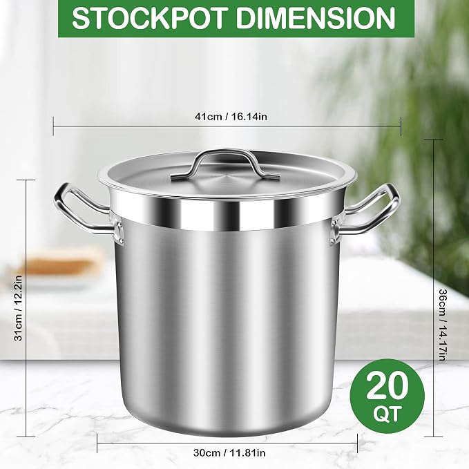 STOCKPOT Stock Pot 20 Quart - Image 7