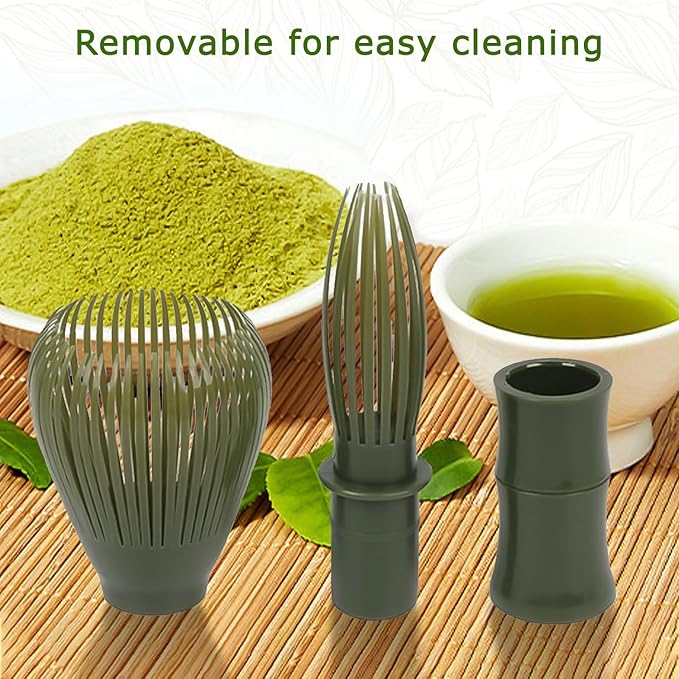 Matcha Whisk, Reusable Resin Matcha Whisk Easy to Clean Stirring Tool - Image 5
