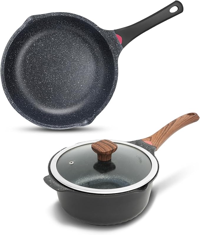 Vinchef Nonstick Sauce Pan & Skillet by VINCHEFMeetBetterLife