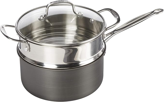 Cuisinart 17-Piece Pots and Pans Set, Non Stick Hard Anodized Cookware Set - Image 4