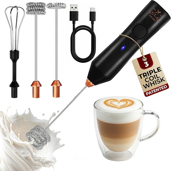 Zulay Kitchen Rechargeable Milk Frother by ZulayKitchen