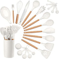 HaWare Kitchen Cooking Utensils Set, 23-Piece Silicone Kitchen Utensils Spatula by HaWare