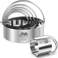 Biscuit Cutter Set for baking 2inch 2.5inch 3inch 3.5inch 4inch 5inch large by MJINGMEI