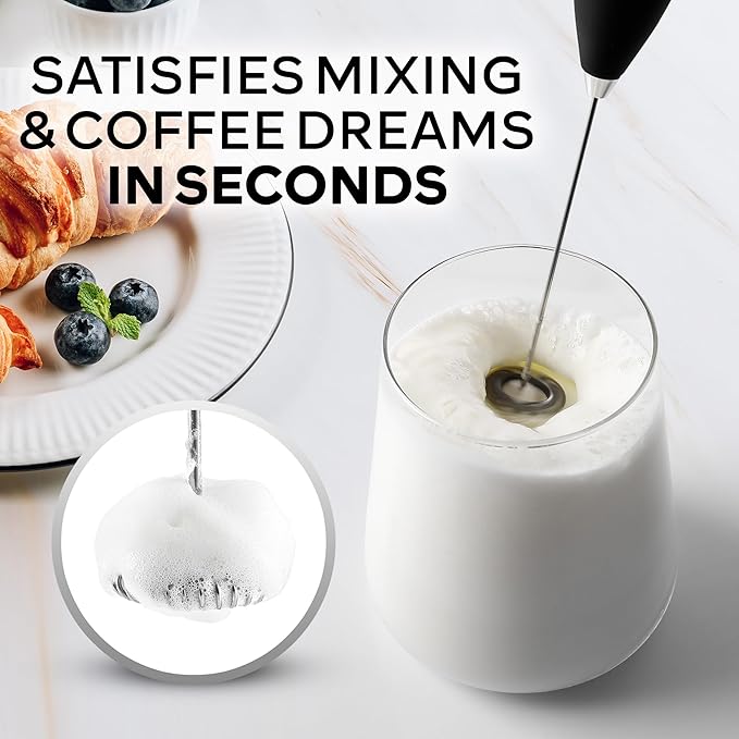 Zulay Kitchen Powerful Milk Frother Wand - Image 2
