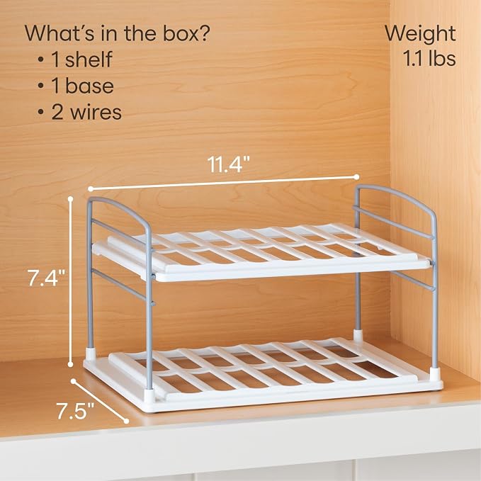 YouCopia UpSpace Water Bottle and Travel Mug Cabinet Organizer, Adjustable - Image 4