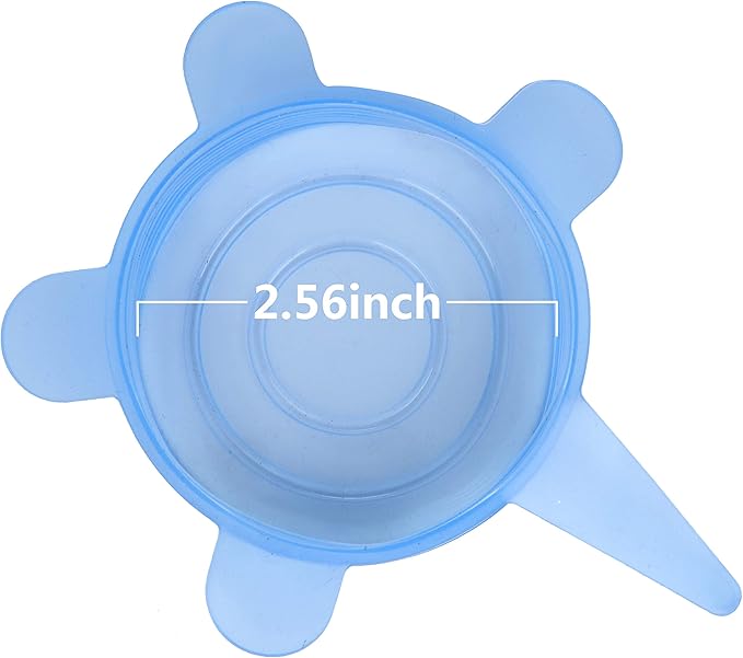 SLSON 6 Pack Pet Food Can Cover Stretchable 1 Fit 3 Universal Size Silicone Can - Image 2