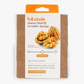 Full Circle Walnut and Cellulose Scrubber Sponges – Pack of 6 – Powerful by FULLCIRCLE