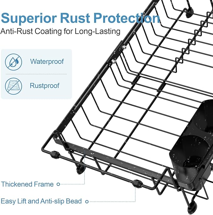 iSPECLE Expandable Dish Drying Rack - Image 6