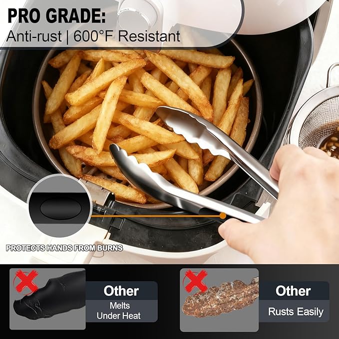 Small Cooking Tong Set of 3 - Image 2